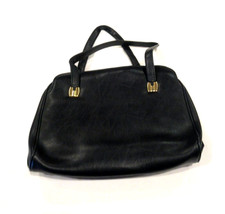 Cara navy blue purse, multiple compartments, vintage