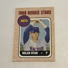 Topps 1968 Mets Rookie Stars #177 Nolan Ryan Jerry Koosman Rookie Card MLB