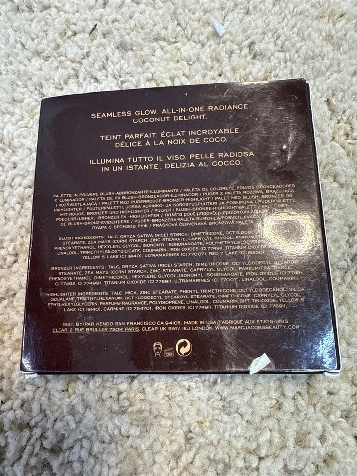 CAFE MARC JACOBS Omega X Three Powder Palette #200 TAN-TASTIC GLO! NIB - Image 2 of 2