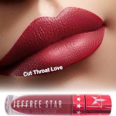 Jeffree Star Cosmetics Velour Liquid Lipstick Cut Throat Love Lip Makeup BNIB