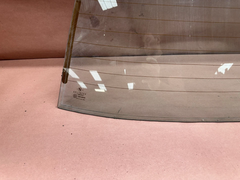 Parabrisas trasero BMW E30 318I 325I ventana vidrio verde OEM #92218 Foto 3 de 4