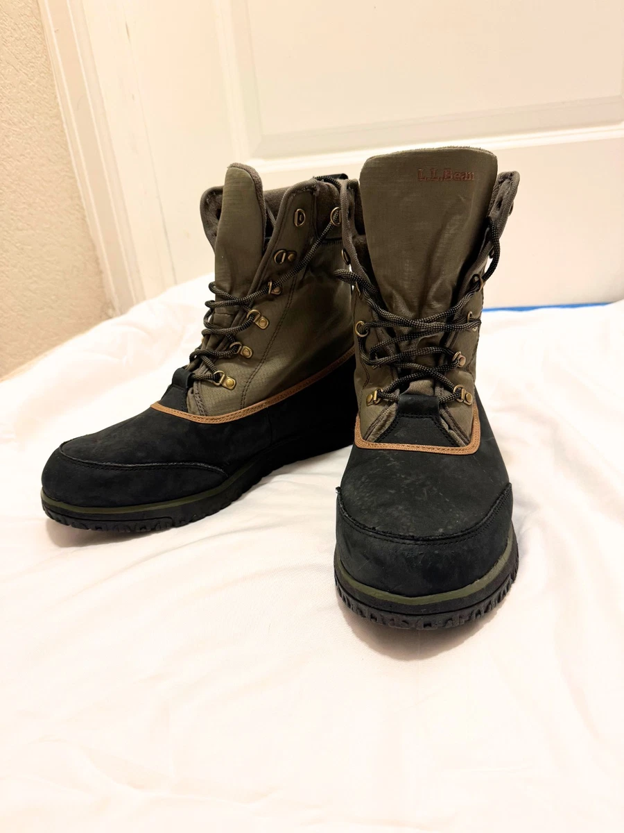 L.L.Bean Men\'s‎ Mountain Classic Quilted Ankle Boots II Adobe/Deep Olive 10 M L.L.Bean Green Boots for Men for Sale | Shop New & Used  main image 4