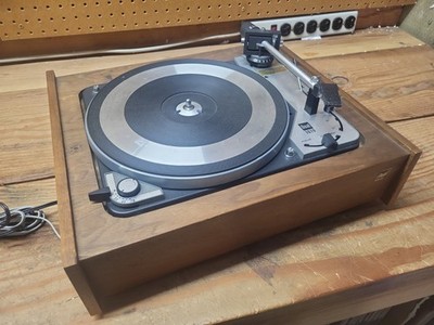 Dual 1019 Turn Table Solid Wood Base Record Player +manual NO COVER A