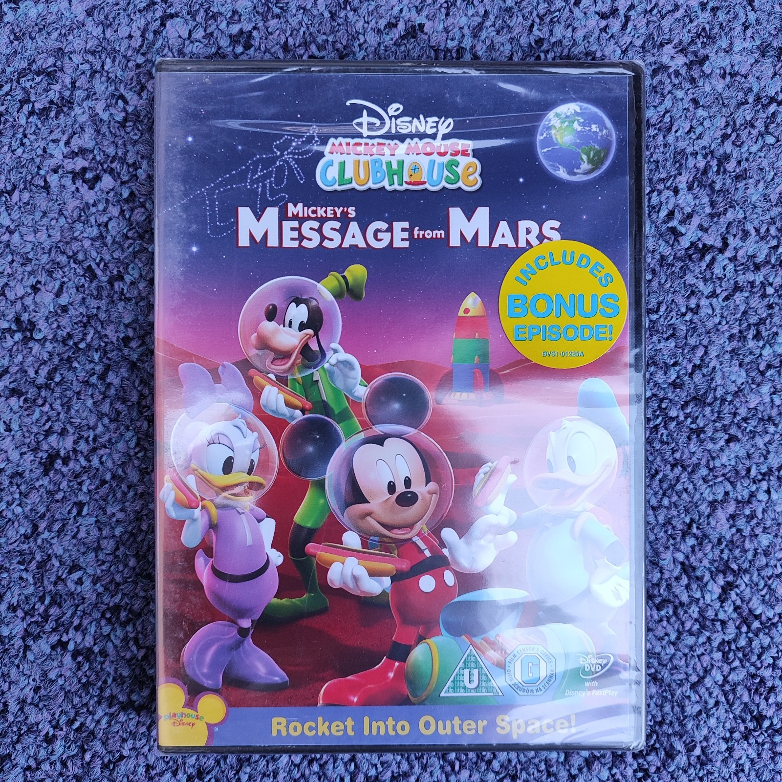 Mickey Mouse Clubhouse - Mickey's Message From Mars DVD NEW & SEALED - Free P&P