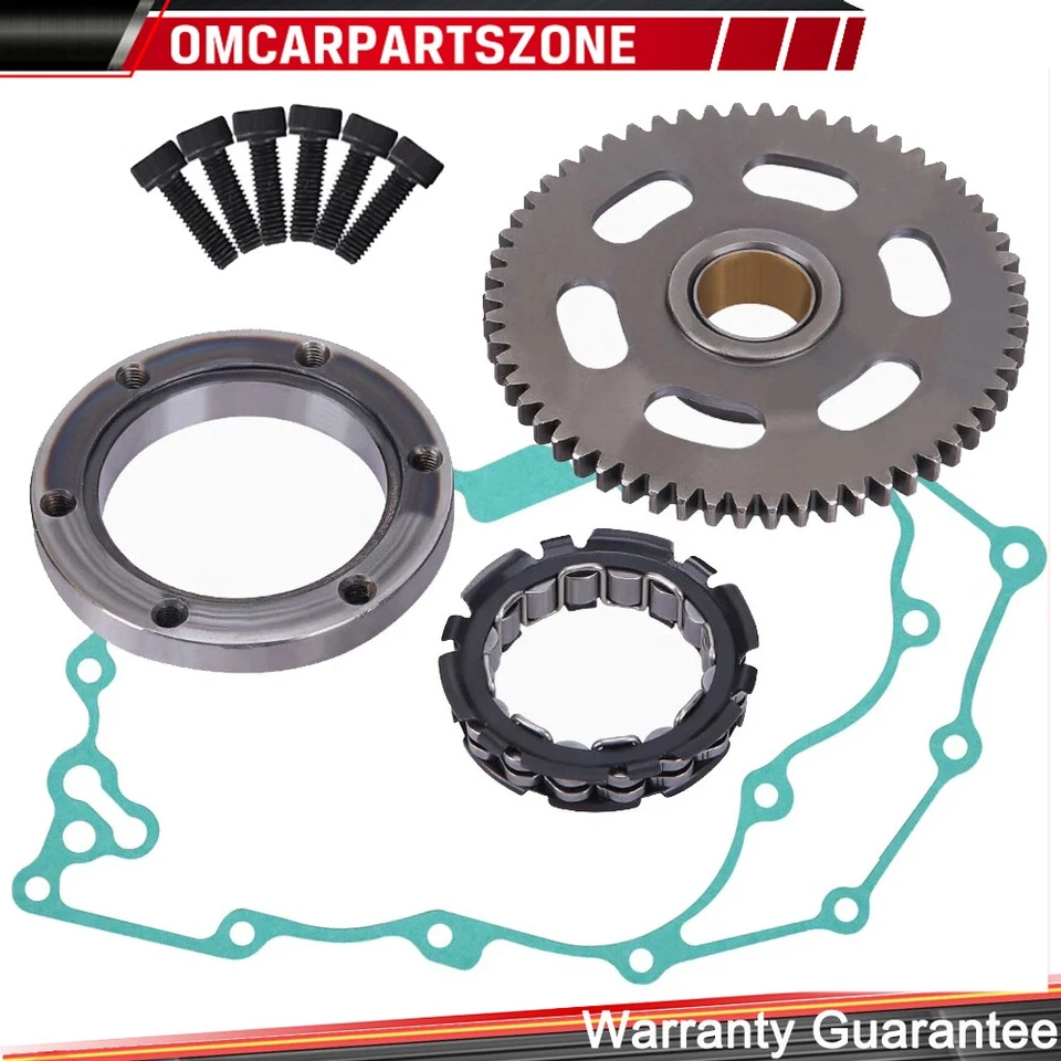 Junta de rueda loca de engranaje de cojinete unidireccional de embrague de arranque para Yamaha YFZ450R 2009-2022 EE. UU. Foto 3 de 4