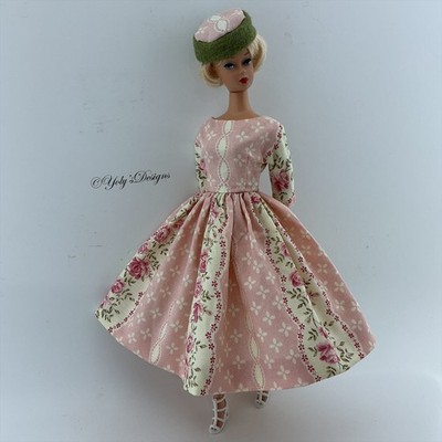 LIMITED EDITION HANDMADE Dress FITS Barbie Silkstone Reproduction Vintage Doll