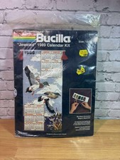 Bucilla Sequined Jeweled Felt Calendar Kit 1989 "MALLARDS" 82499