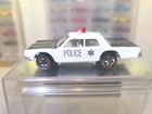 Vintage 1969 Hot Wheels Redline Black & White POLICE CRUISER USA Diecast.