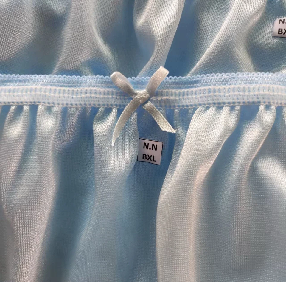 Mujer Azul Bikini Ropa Interior XL Nylon Calzoncillos Pack 3 Cintura 38-44 Cadera 38-44 Foto 3 de 4