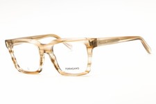 Salvatore Ferragamo SF2993 279 Striped Sand 53mm Eyeglasses New Authentic