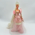 Vintage Mattel Barbie as Rapunzel Doll with Let My Hair Down Crown 1997