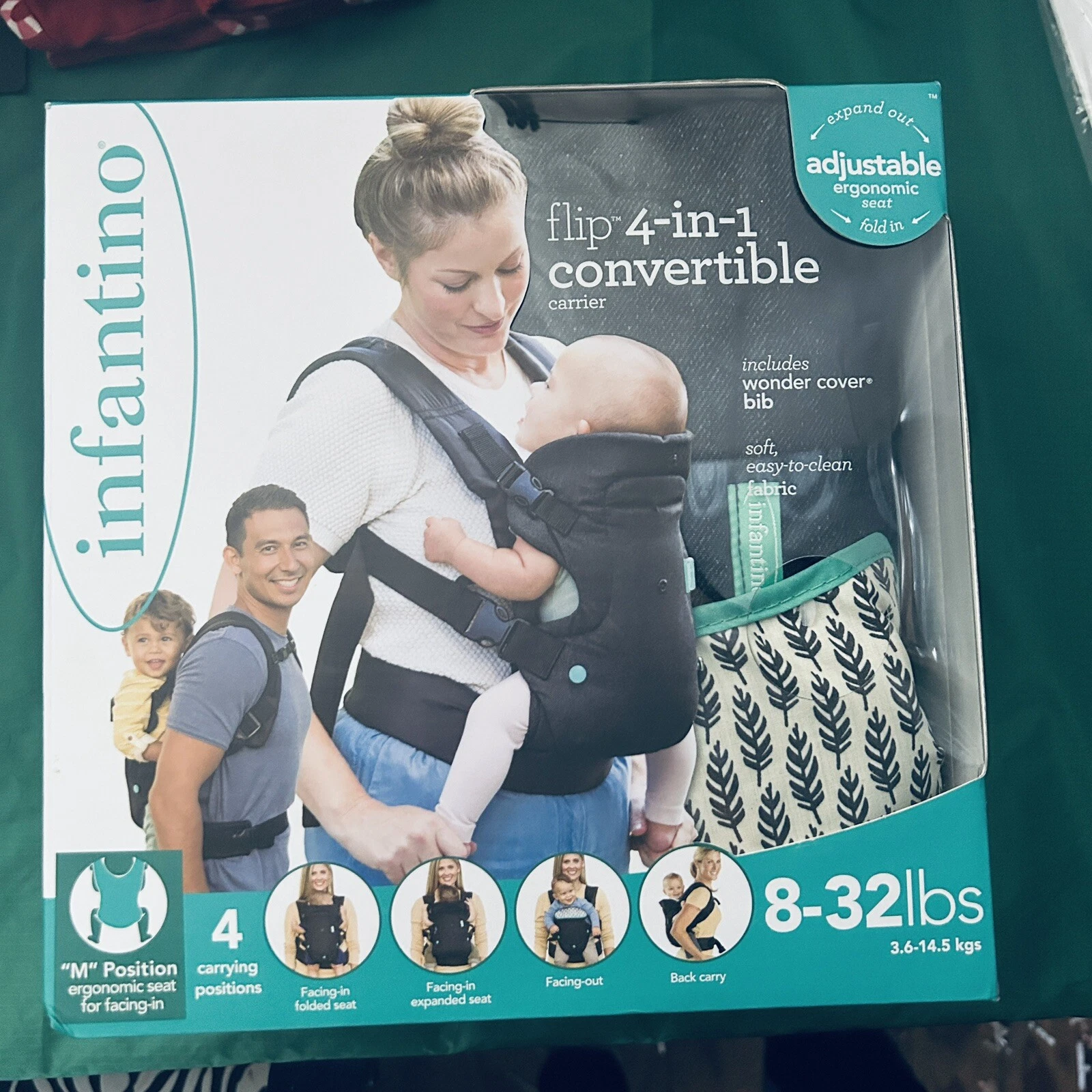 Infantino Flip 4-in-1 Carrier - Black