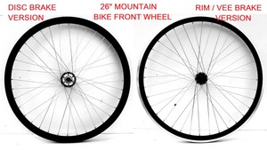 26 mountain bike front wheel disc brake
