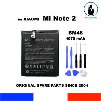 Batterie BM48 Xiaomi Mi Note 2 - 4070mAh Neuve OEM + Kit D'outils