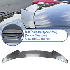 Rear Trunk Spoiler Lip Wing Bodykit For Benz CLE Coupe C236 Carbon Style