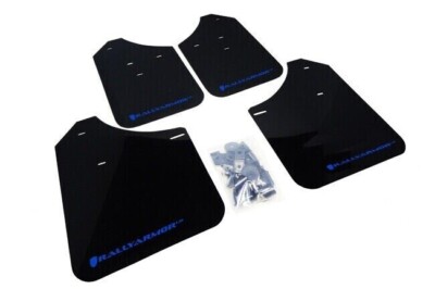 Rally Armor MF1-UR-BLK/BL for 02-07 Subaru WRX/STI/RS/2.5i Wagons Mud Flap Blue