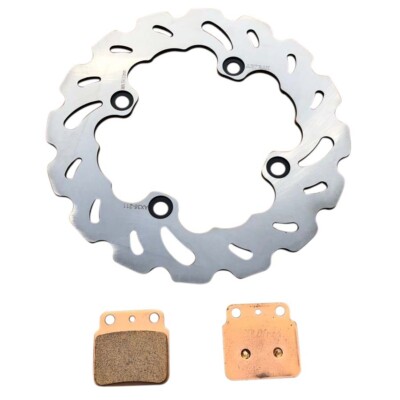 LQ Racing Quad / ATV Bremsscheibe + Bremsbeläge hinten für Suzuki LTZ 400