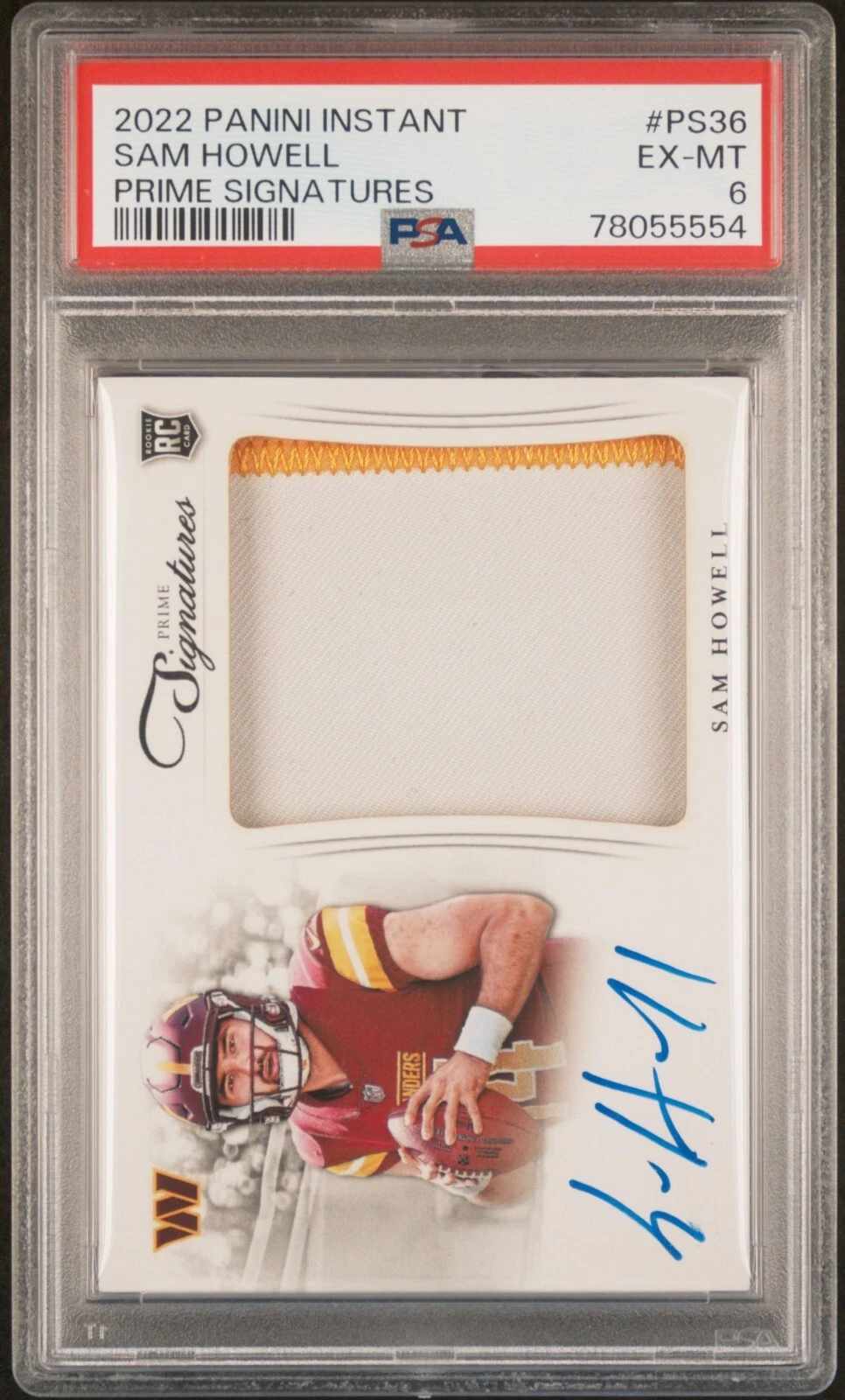Sam Howell Panini Instant Prime Signatures #PS36 Base