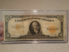 Series of 1922 $10 Ten Dollars in Gold Coin Large Note