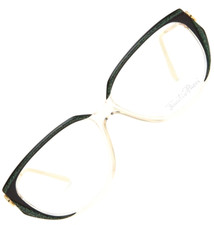 EMILIO PUCCI EP421 56 verde/clear montatura farfalla occhiali vintage 80s👓Donna