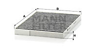 Mann-Filter CUK 2620 Filter, Innenraumluft FÜR Renault-image