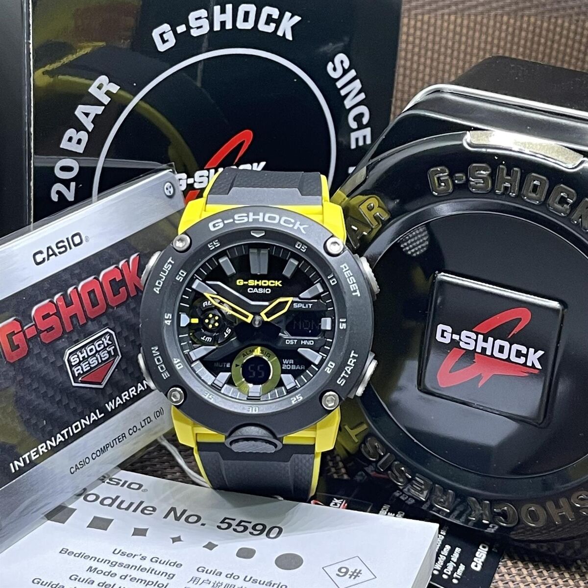 Casio G-Shock GA-2000-1A9 Carbon Core Guard Structure Analog Casio G-Shock GA-2000-1A9 Carbon Core Guard Structure Analog