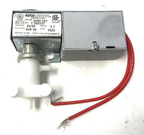 Asco 6080 551 21362 Elettrovalvola aria 24V 30 PSI nuova con scatola! - Foto 4 di 12