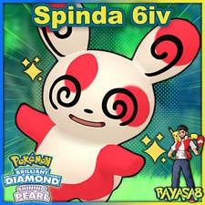 Shiny Spinda Pokemon 6iv Non Shiny ⚡  Brilliant Diamond & Shining Pearl Home ⚡