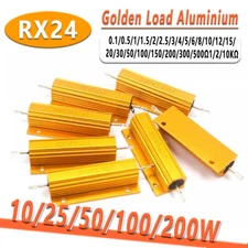 10/25/50/100W Resistor Metal Wirewound Range -Golden Load Aluminium Wirewound 5%