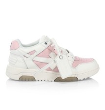 Authentic Off white womens leather logo sneakers