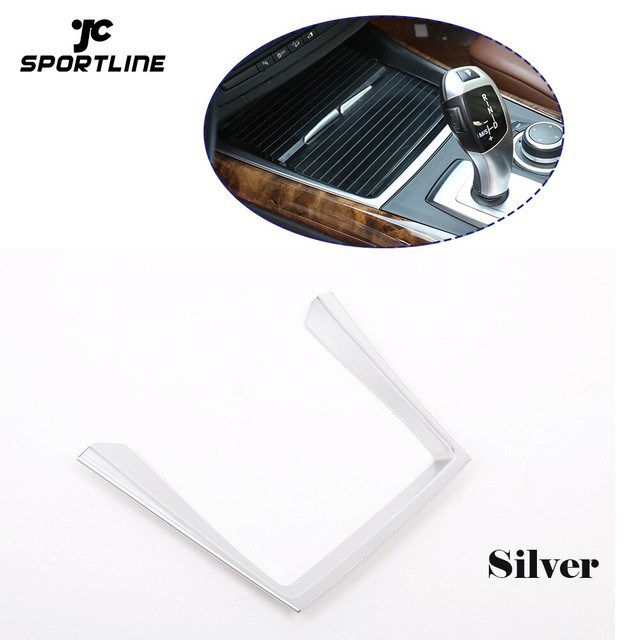 Car Console Front Water Cup Holder Cover Trim For BMW X5 E70 20082013