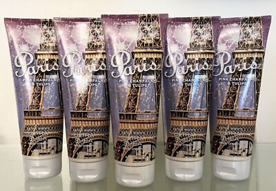 Bath & Body Works PARIS Pink Champagne Tulips Ultra Shea Body Cream 8 oz Each 5