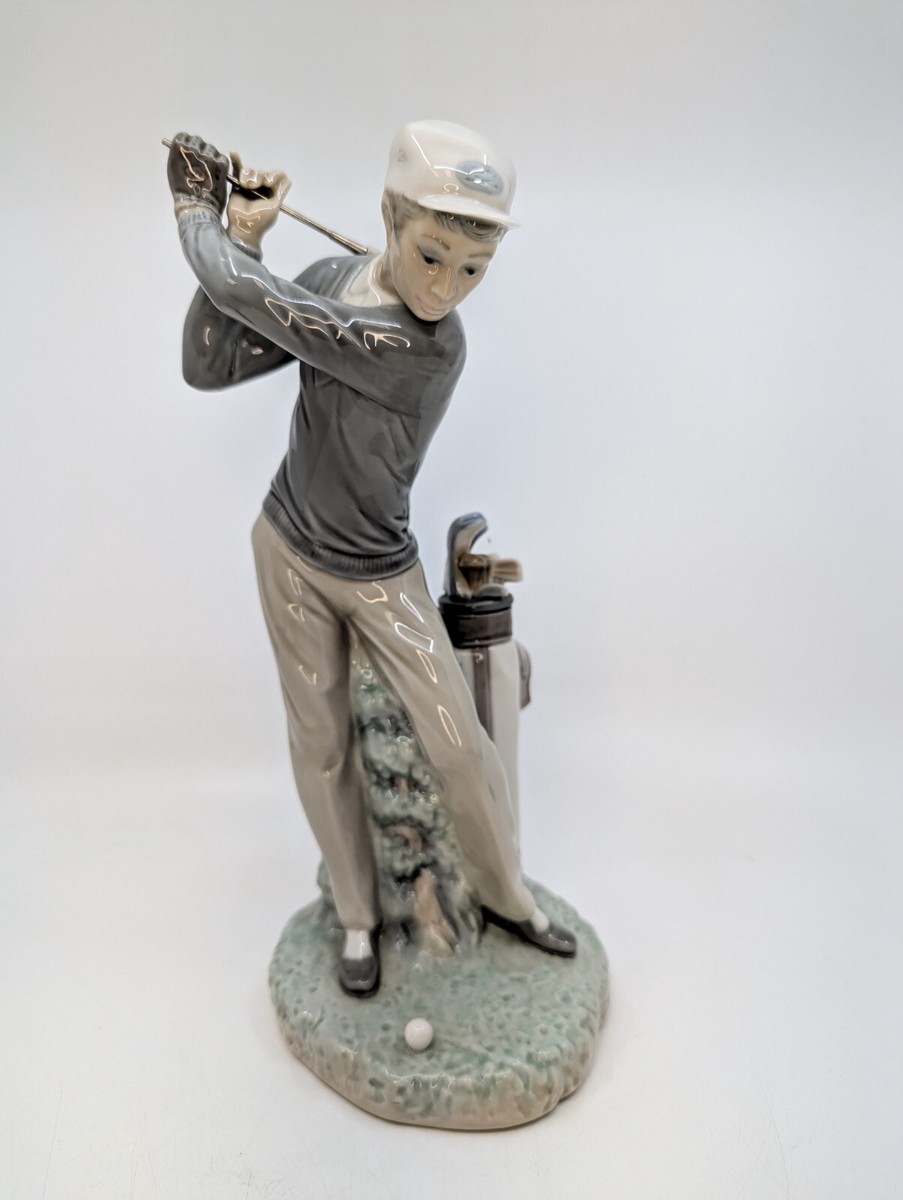Vintage Lladro Golfer Man Porcelain Figurine #4824 | eBay