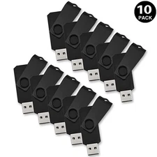 16GB Swivel USB 2.0 USB Flash Drive Memory Stick Thumb Flash Pen Drives Lot