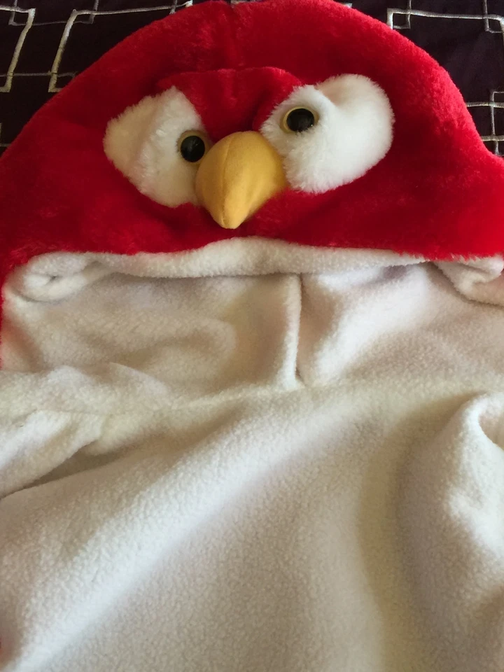 Sudadera con Capucha Cabeza de Búho para Niños Piel Roja Sin Mangas Talla Pequeña Disfraz de Halloween Nuevo Foto 3 de 4