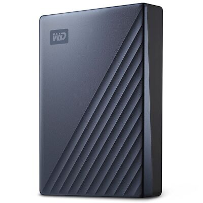 WD my Passport Ultra 5 TB Externe Festplatte USB-C - Blau - WDBFTM0050BBL-WESN