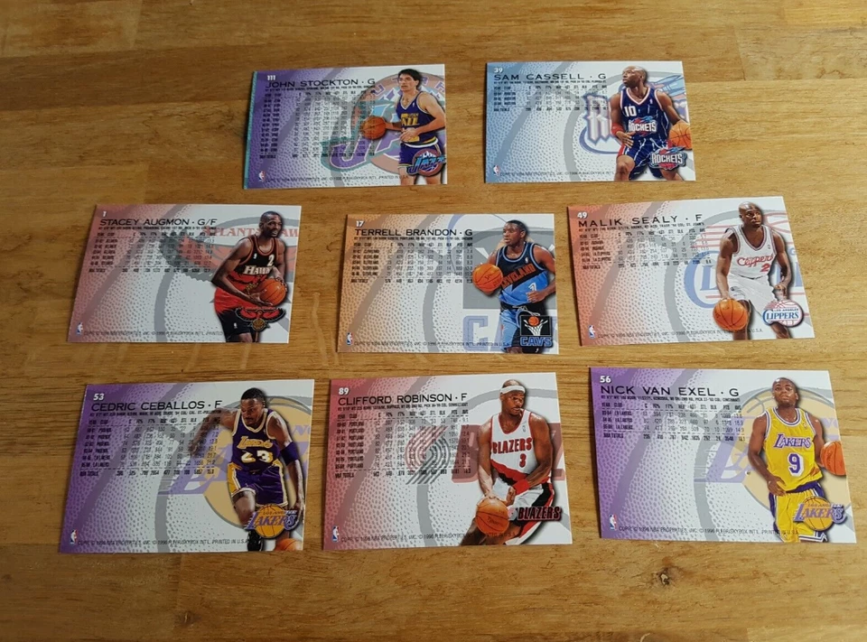 96-97 Fleer NBA Basketball Cards (1996) #1 to #180 - Choose from drop down list - Image 4 of 4