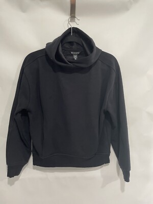 Athleta Double Cozy Karma Funnel Neck Sweatshirt XXS /TTP Black Preowned 