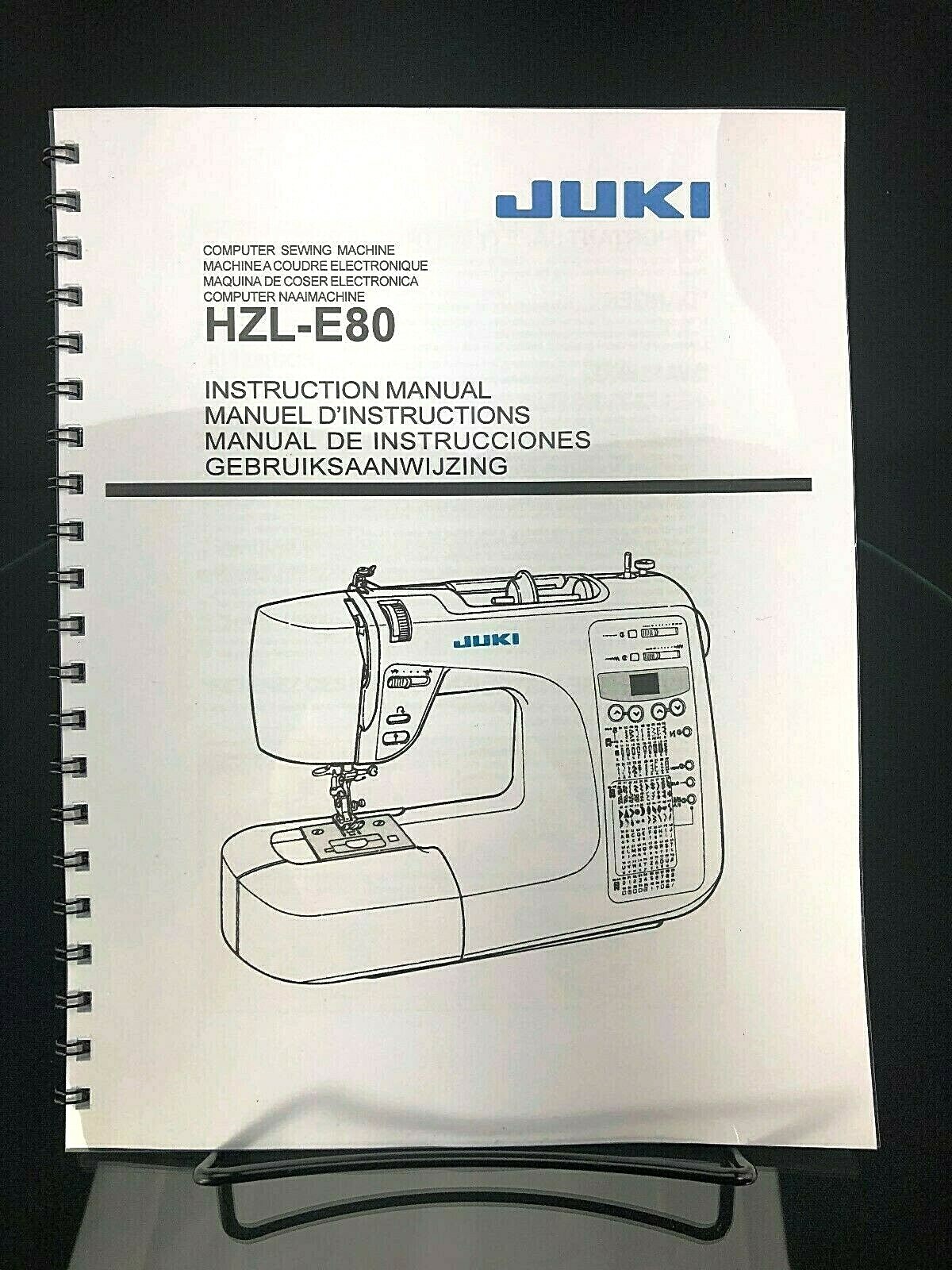 Juki HZLE80 Sewing Machine Instructions User Guide Manual Reprint eBay