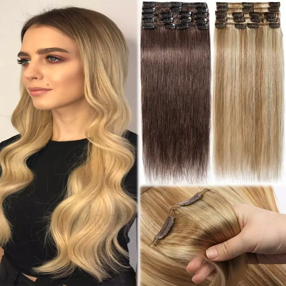 Clip in human hot sale hair extensions sydney