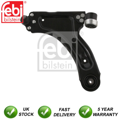 Track Control Arm Front Left Lower Febi Fits Vauxhall Corsa Combo #1 24428977
