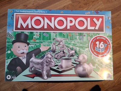 NEW MONOPOLY Game Family Board Game Fan Vote Community Chest Cards Oct. 1 Sealed