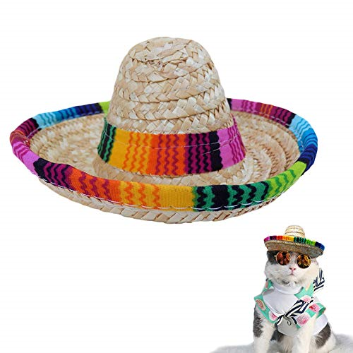 Dog Sombrero Hat, Cat Mexican Hats Mini 
