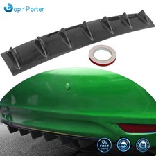 Universal Carbon Fiber Racing Shark Fin 7 Wing Lip Diffuser Lower Rear Bumper Universal Carbon Fiber Racing Shark Fin 7 Wing Lip Diffuser Lower Rear Bumper
