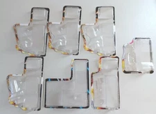 7 Old/Vintage G.I. Joe Figure Plastic Covers