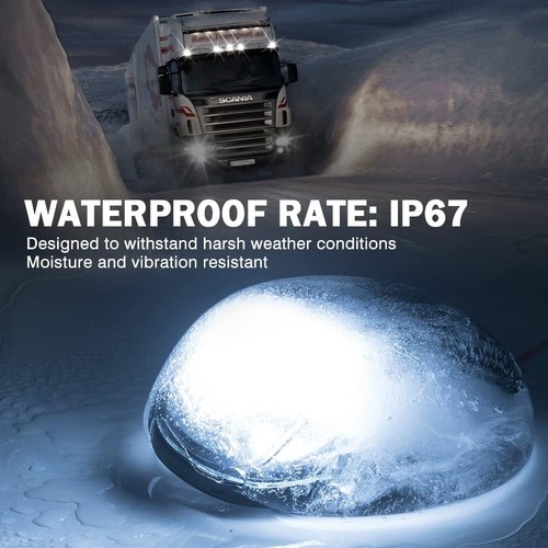 5X Smoked White LED Roof Top Cab Running Marker Light For Silverado 1500 2500 M7 - Bild 8 von 12