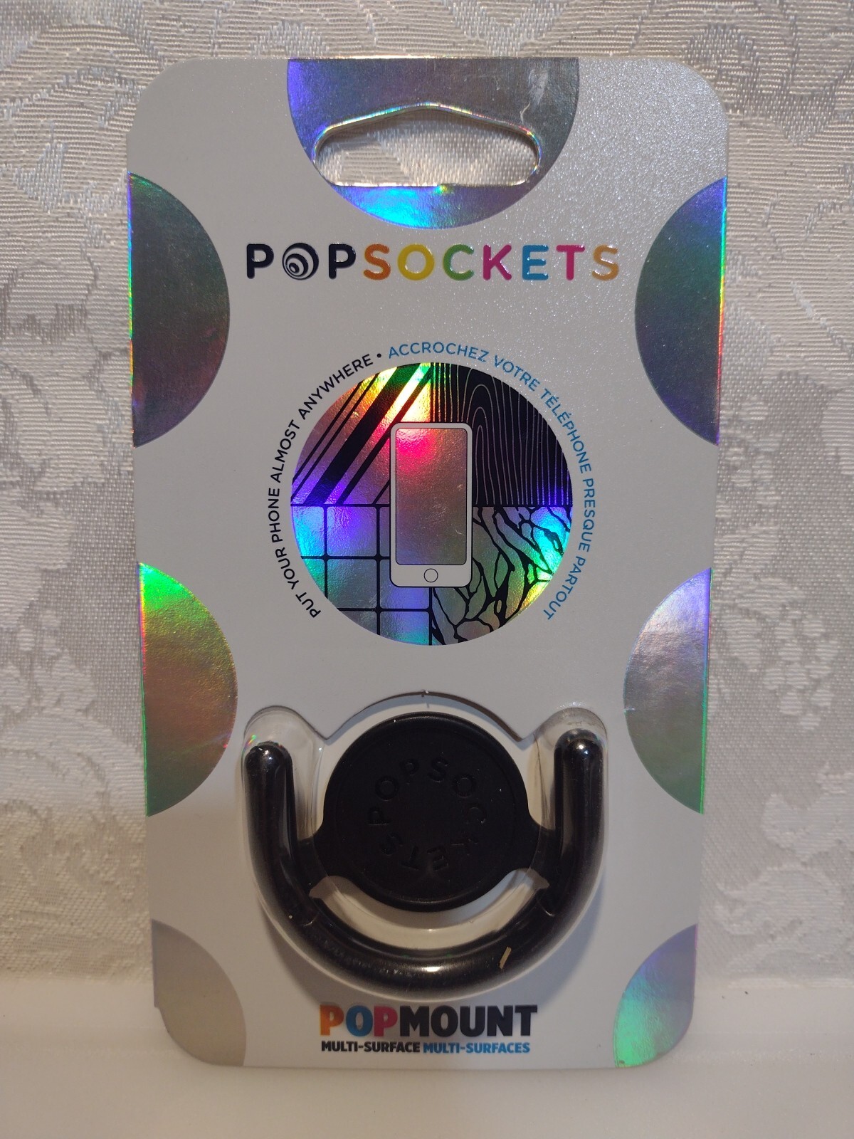 PopSocket PopMount Multi Surface Black Pop Sockets Authentic-image