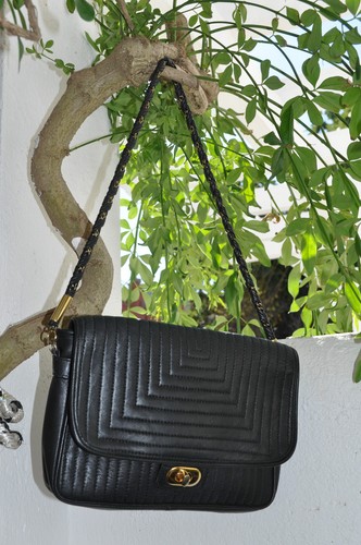 Borsa Nera A Spalla Con Tracolla Intrecciata In Buone Condizioni - 第 1/6 張圖片