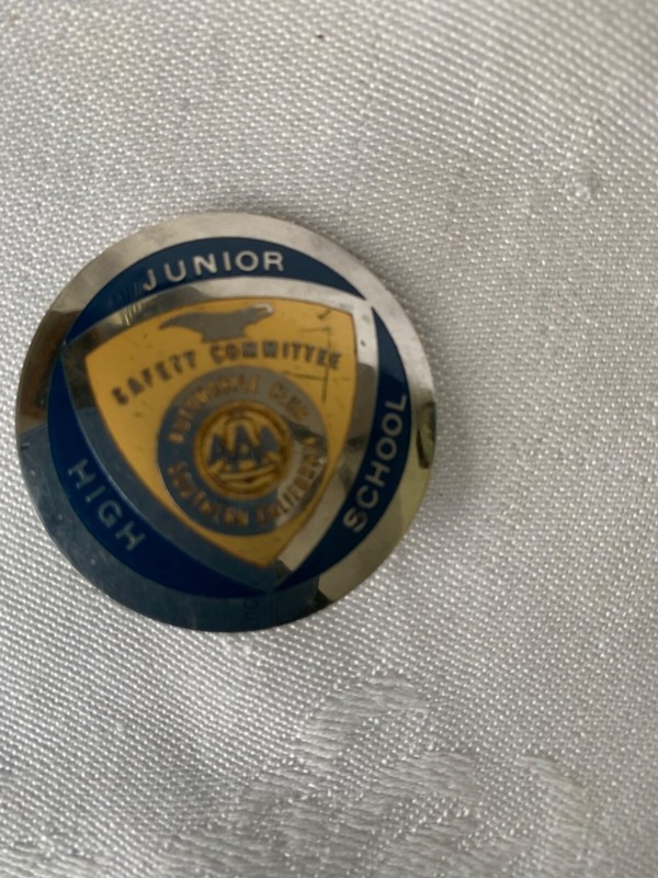 1950-60's AAA Auto Club Southern California Jr High School Safety Committee Pin