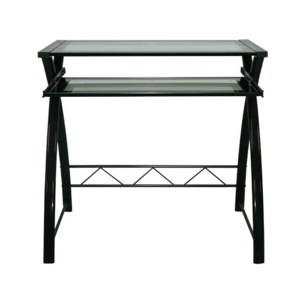 Bell'o Computer Desk In High Gloss Black Finish Rectangle Top 31.50" Table eBay